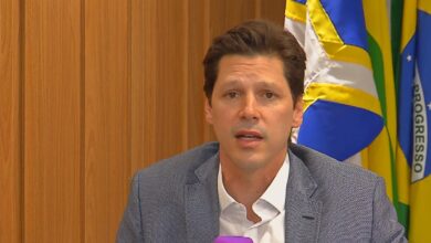 Daniel Vilela durante evento de campanha em Anápolis.