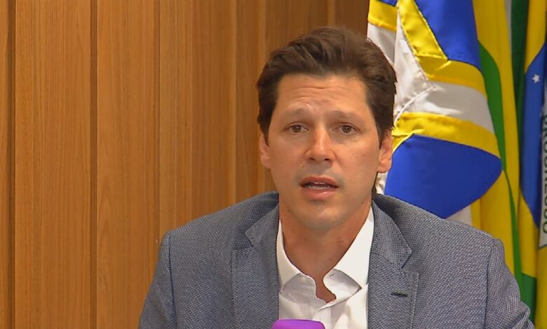 Daniel Vilela durante evento de campanha em Anápolis.