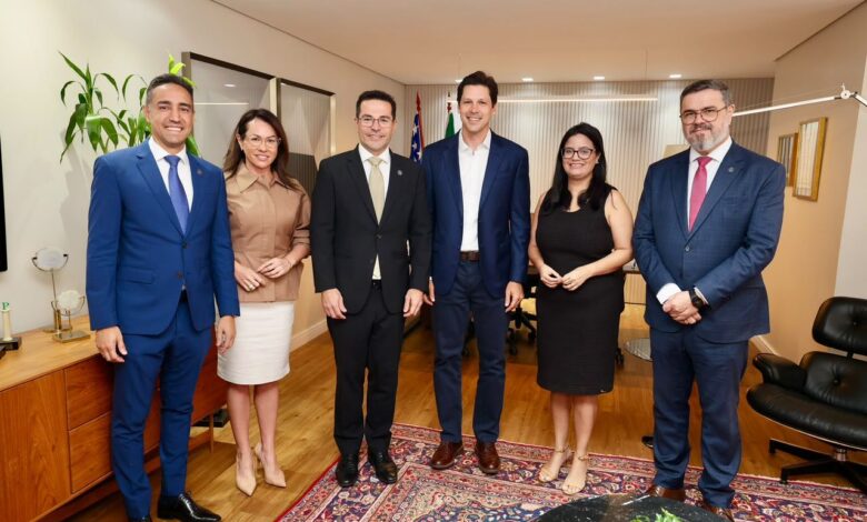 Daniel Vilela em sabatina da OAB-GO.