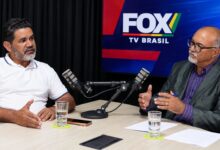 George Maranhão em entrevista, discutindo propostas sociais.