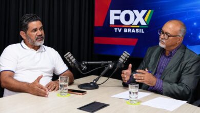George Maranhão em entrevista, discutindo propostas sociais.