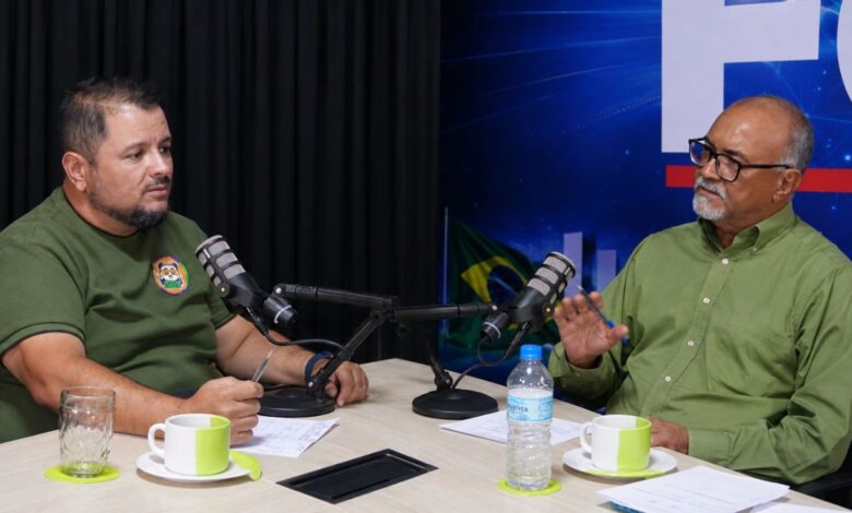 Willian Panda em entrevista, discutindo suas propostas para a Assembleia Legislativa de Goiás.