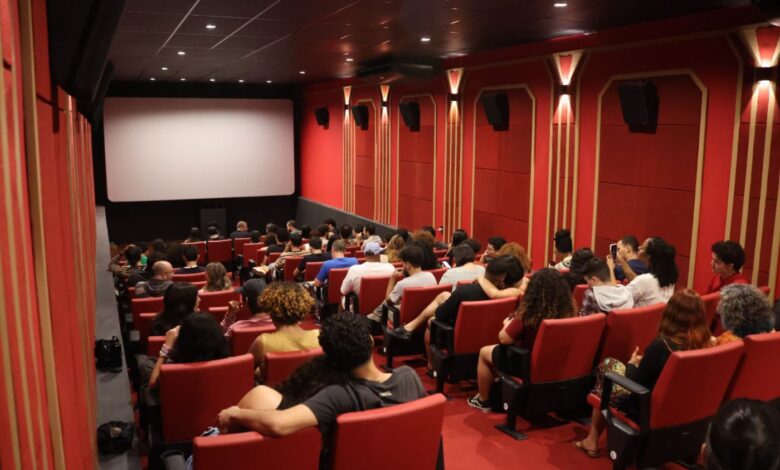 Banner de divulgação dos editais para o setor audiovisual de Goiás.