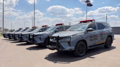 Policiais em operação de segurança pública.