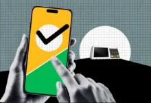Tela do aplicativo e-Título em um smartphone.