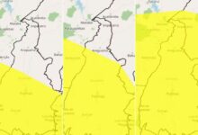 Céu nublado em Tocantins com nuvens escuras anunciando tempestade.
