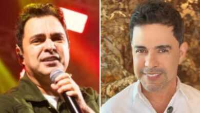 Emanoel Camargo em apresentação musical.