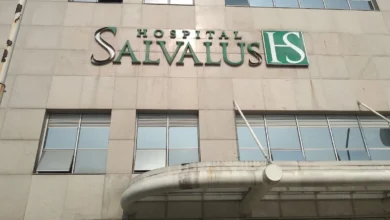 Fachada do Hospital Salvalus em São Paulo, onde ocorreram as mortes investigadas.