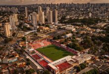 Vista do Estádio Onésio Brasileiro Alvarenga em Goiânia.