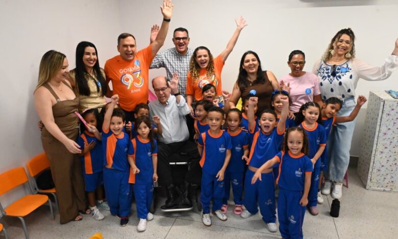 Inauguração do CMEI Orlando Alves Carneiro no Setor Lorena Park, Goiânia.