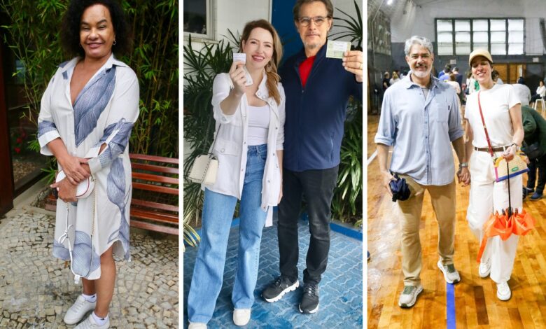 Famosos votam no 2º turno das eleições de 2026.