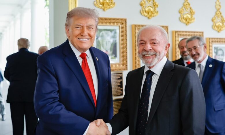Donald Trump em discurso nos Estados Unidos.