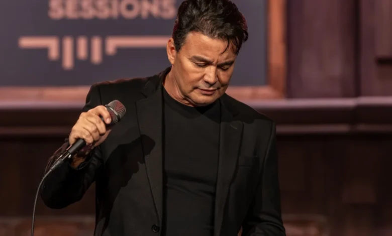 Renner Reis emocionado durante gravação em Paulínia.