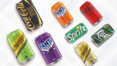 Latas de refrigerantes zero açúcar lançados pela Coca-Cola BANDEIRANTES.