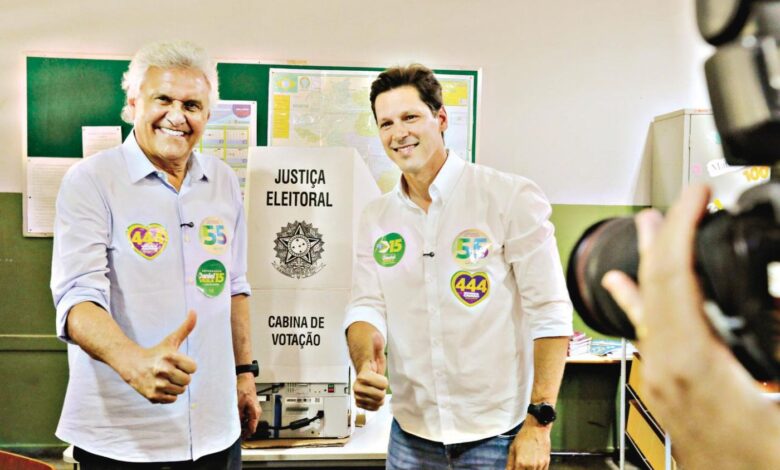 Daniel Vilela em coletiva de imprensa.