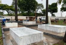 Túmulos das vítimas do Césio-137 em Goiânia recebem reformas.
